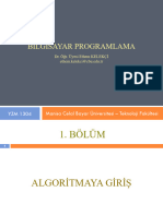 Bolum - Bilgisayar Programlama