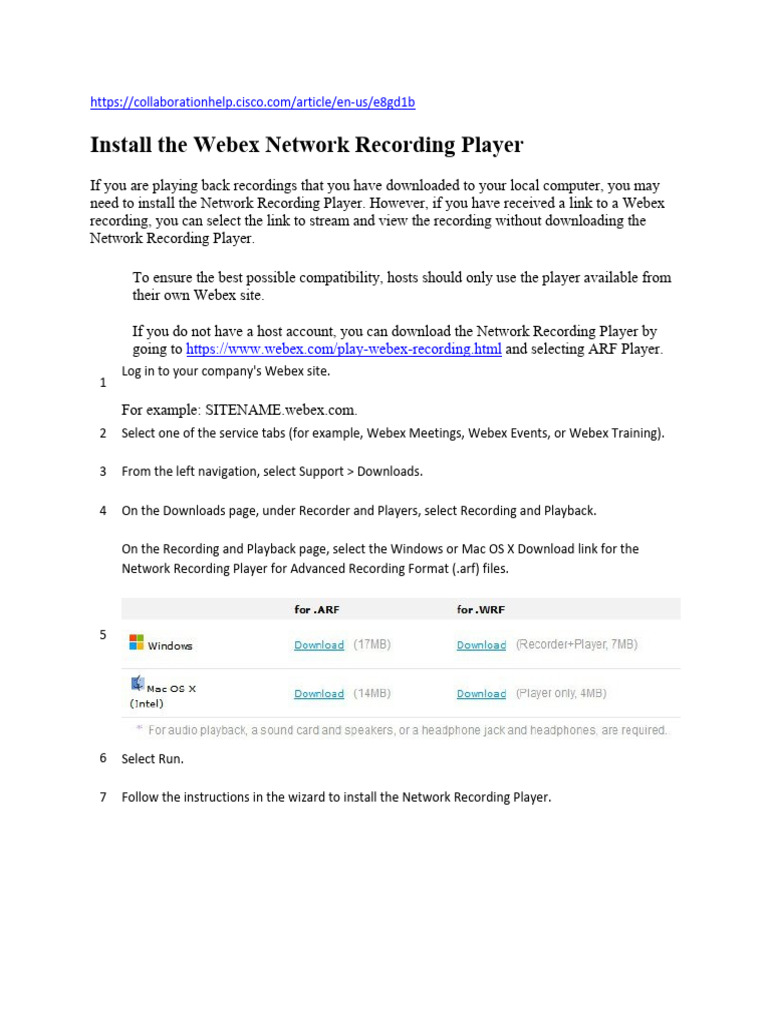 DOWNLOAD WEBEX RECORDING AS MP4 intelligence overview
