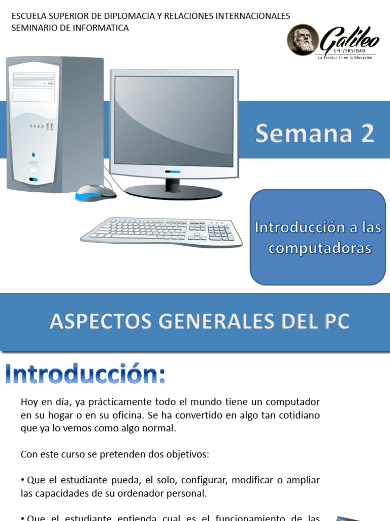 02 - Aspectos Generales de La PC | PDF | USB | Hardware de la computadora