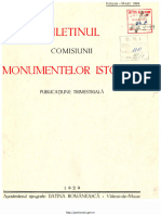 Buletinul Comisiunii Monumentelor Istorice 1929 Anul XXII