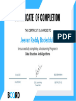 Certificate - Jeevan Reddy Bodeddula