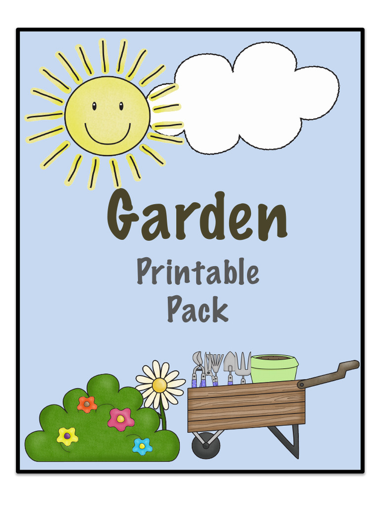 Garden Printable Pack KWG | PDF | Writing | Graphic Design