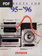 Aiwa Products 1995-96 en | PDF