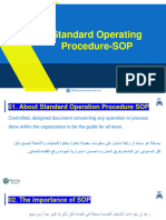 Standard Operating Procedure - SOP