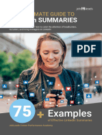 The Ultimate Guide To LinkedIn Summaries