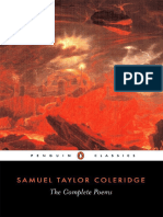 Penguin Classics Samuel Coleridge The Complete Poems of Samuel Taylor Coleridge Penguin Books 2004