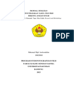 Proposal Penelitian Research and Methodology - M Rijal Anshoruddien - 186020060