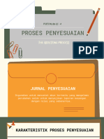 Proses Penyesuaian Proses Penyesuaian: Pertemuan Ke-4