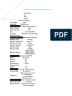 Intel D945GCCR Technical Specifications