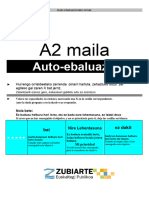 A2 Autoebaluazioa