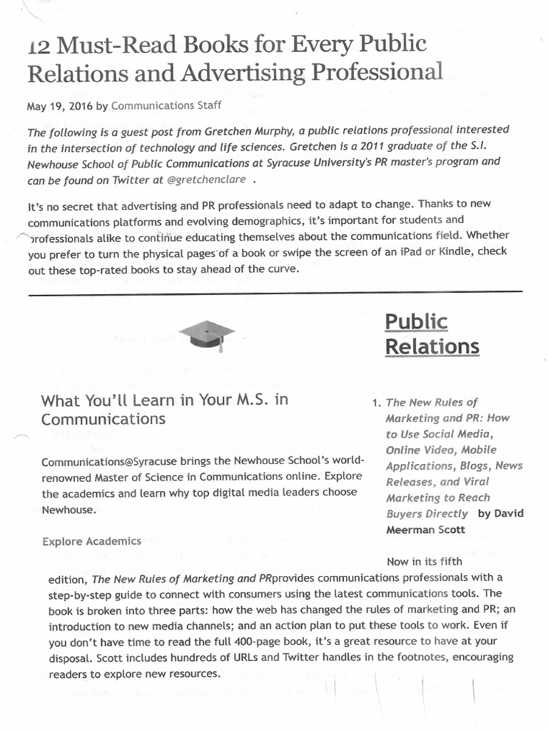 Pr Articles Pdf