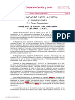 Bases Reguladoras Orden Agr-1158-2023 Jcyl