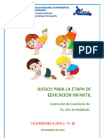Cuadernillo Año 2-Nº 28 - Juegos para La Etapa de Educación Infantil - Federación de Enseñanza de Cc. Oo. de Andalucía