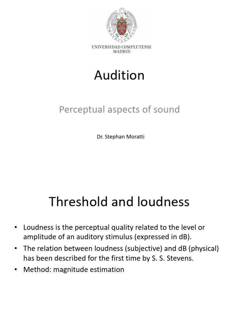 Discuss Different Aspects Of Sound