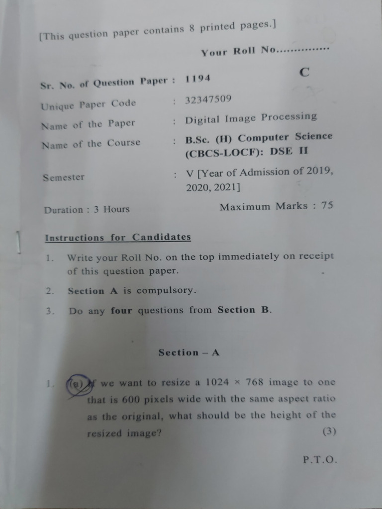 Dip Pyq Pdf Mean Image Resolution