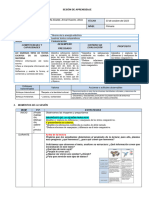 SESIÓN DE APRENDIZAJE de Comunicacion Del 09 Al 13 de Octubre