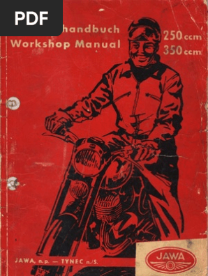 Jawa Workshop Manual 250 Model 353 350 Model 354