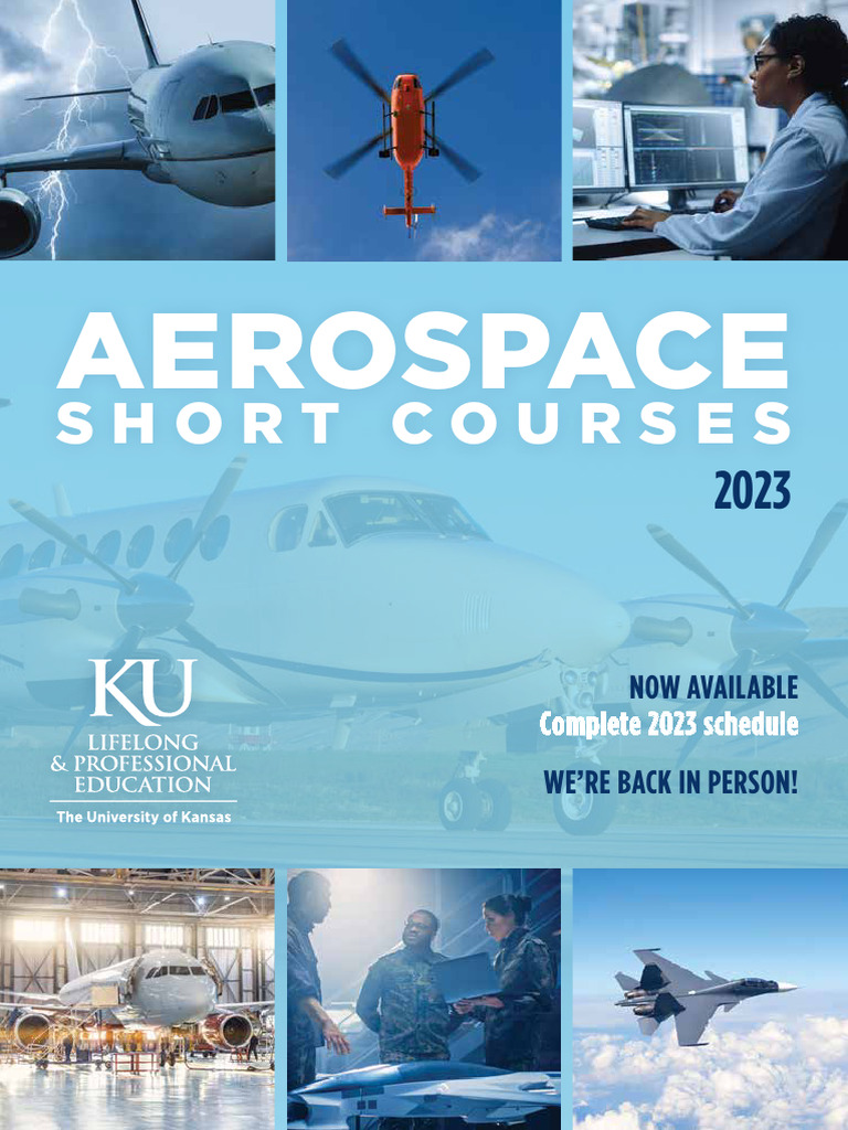 KU Aerospace Short Courses 2023 | PDF | Aircraft | Flight Test