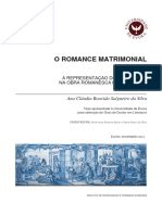 O Romance Matrimonial - A Representação Do Casamento Na Obra Romanesca de Júlio Dinis