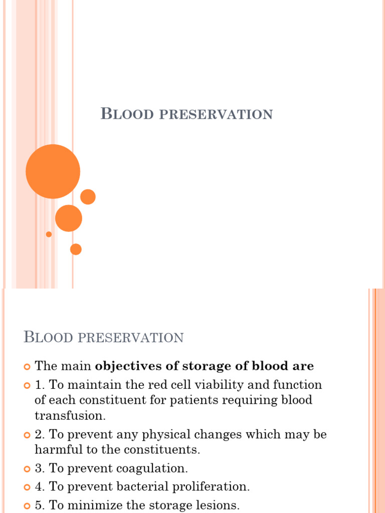 4th Lec. Blood Storage PDF