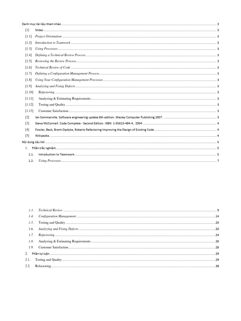 Software Engineering Reference Guide | PDF | Version Control | Unit Testing