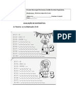 Avaliação de Matemática