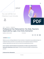 Professional Tax Maharashtra - Tax Slab, Payment, Applicability, Login, Due Date, Exemption