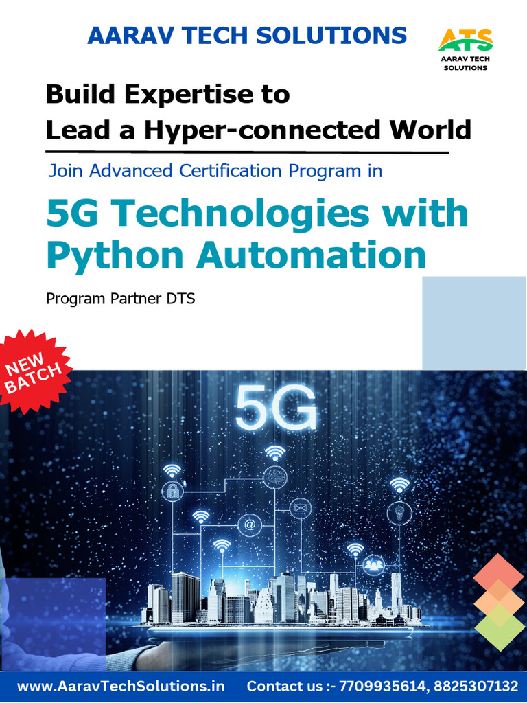 5G Technologies with Python Automation Advanced Syllabus (1) | PDF ...