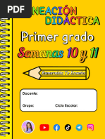 ? 1° S10 S11 PLANEACIÓN DIDÁCTICA ? Esmeralda Te Enseña ?