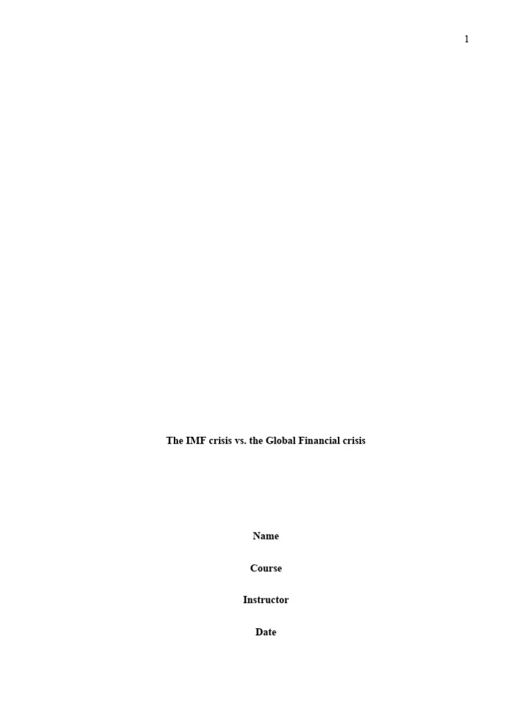 Imf vs global financial crisis edited 1 pdf mortgage loan great
