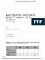DAILY PRACTICE - ECONOMICS MODULE - Week 1 - Day 3 - 28 - 06 - 2023