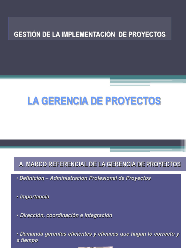 LA GERENCIA DE PROYECTOS (1) JH | PDF | Gestión de recursos humanos ...