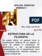 A Semana 1. Estructura de La Filosofía 1ra Clase