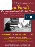 Jerome Cormier-Denis Teste-Gerard Hababou-Concert Dhrupad Jugalbandi