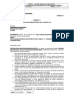 11. Formato 1- Carta de Presentación de La Oferta LP-SI-002-2022