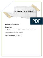 Diagrama de Grannt