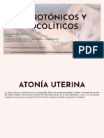 Uterotónicos y Tocolíticos Ginecologia PDF