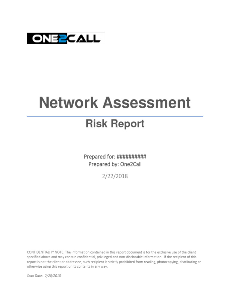 Client Risk Report Sample Report - Part1 | PDF