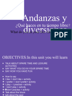 Andanzas y Diversiones 4th Form