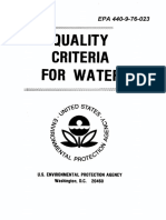Quality Criteria Water 1976