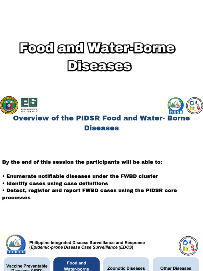 Food and WaterBorne DIseases PDF Clinical Medicine Medical