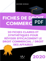 Fiches Droit Commercial