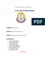 Informe de Auditoria - Profesora Zoila