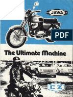 Brochure-Jawa-CZ The Ultimate Machine c1970