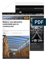 Madera - Una Alternativa Sustentable para La Construcción