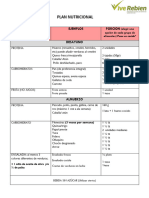 Plan Nutricional - MT - Ejemplos