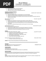 Bryan McKeon Resume