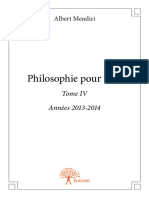 Philosophie Pour Tous: Tome IV Années 2013-2014