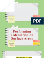 Calculation of Surface Areas