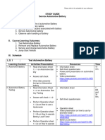 Study Guide Schedule For Battery